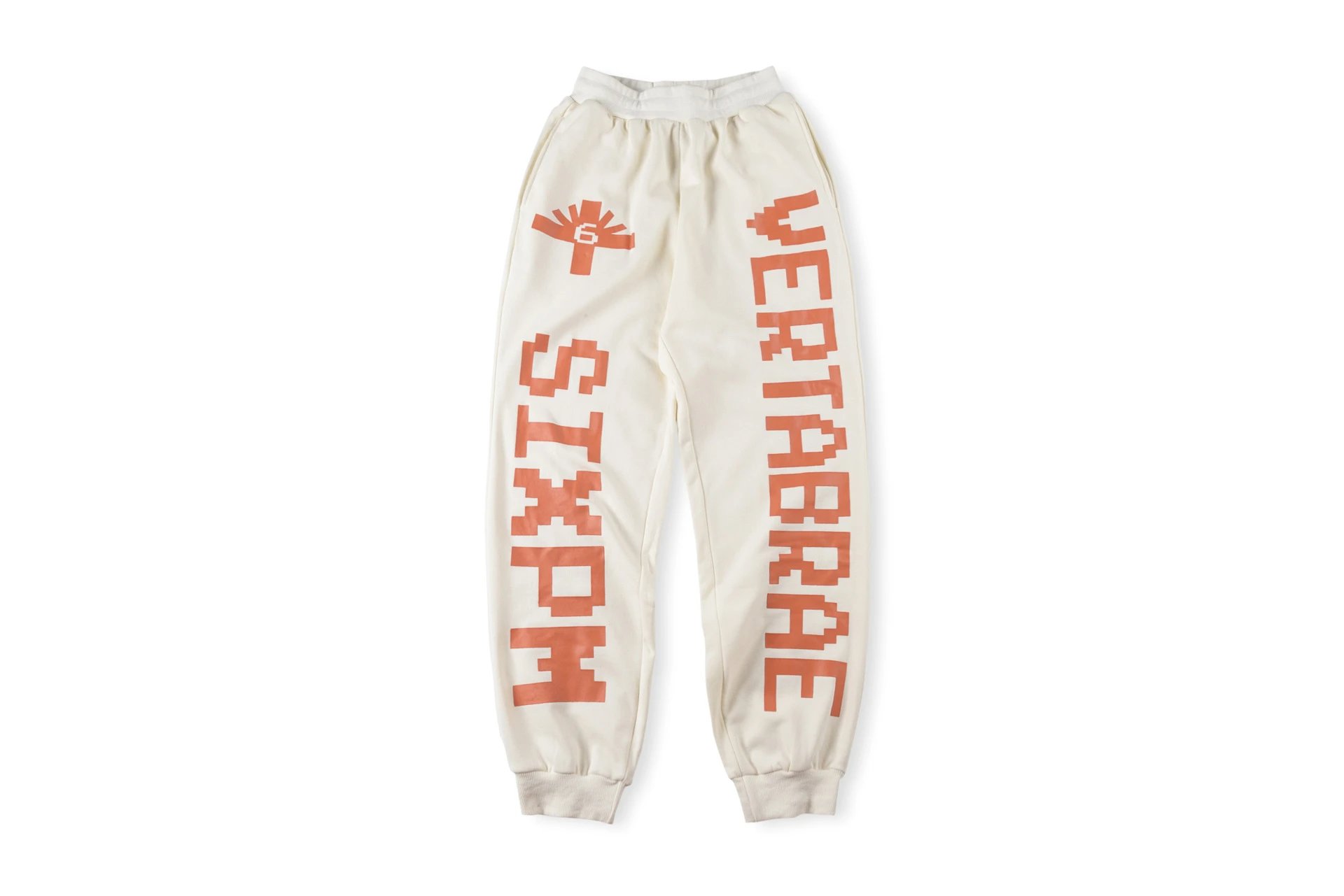 Vertabrate Pixel Logo Orange Sweatpants - 29