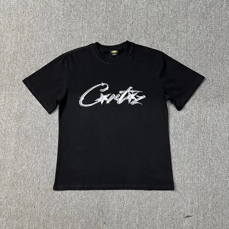 Corteiz Rules The World Black Oversized T-Shirt - 10
