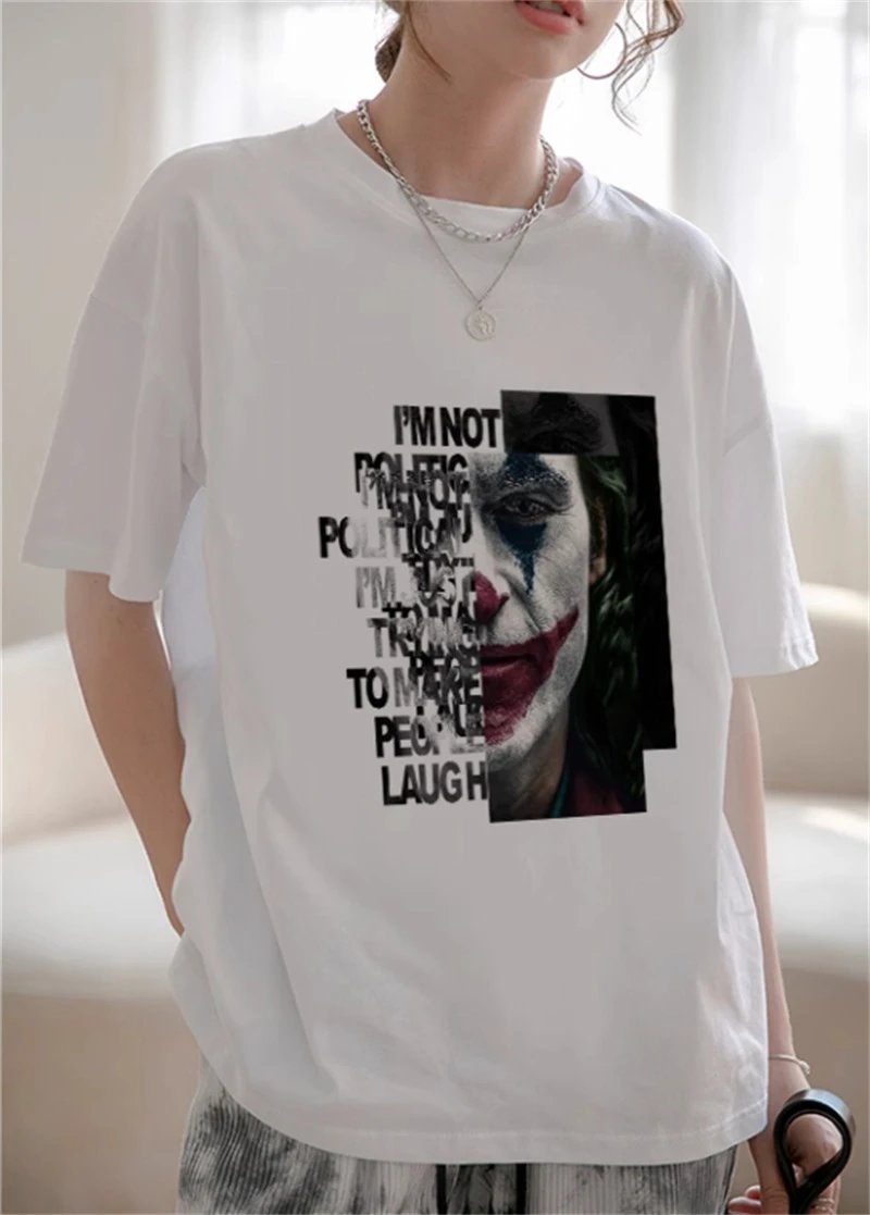 Design Joker Graphic Print Black T-Shirt - 3