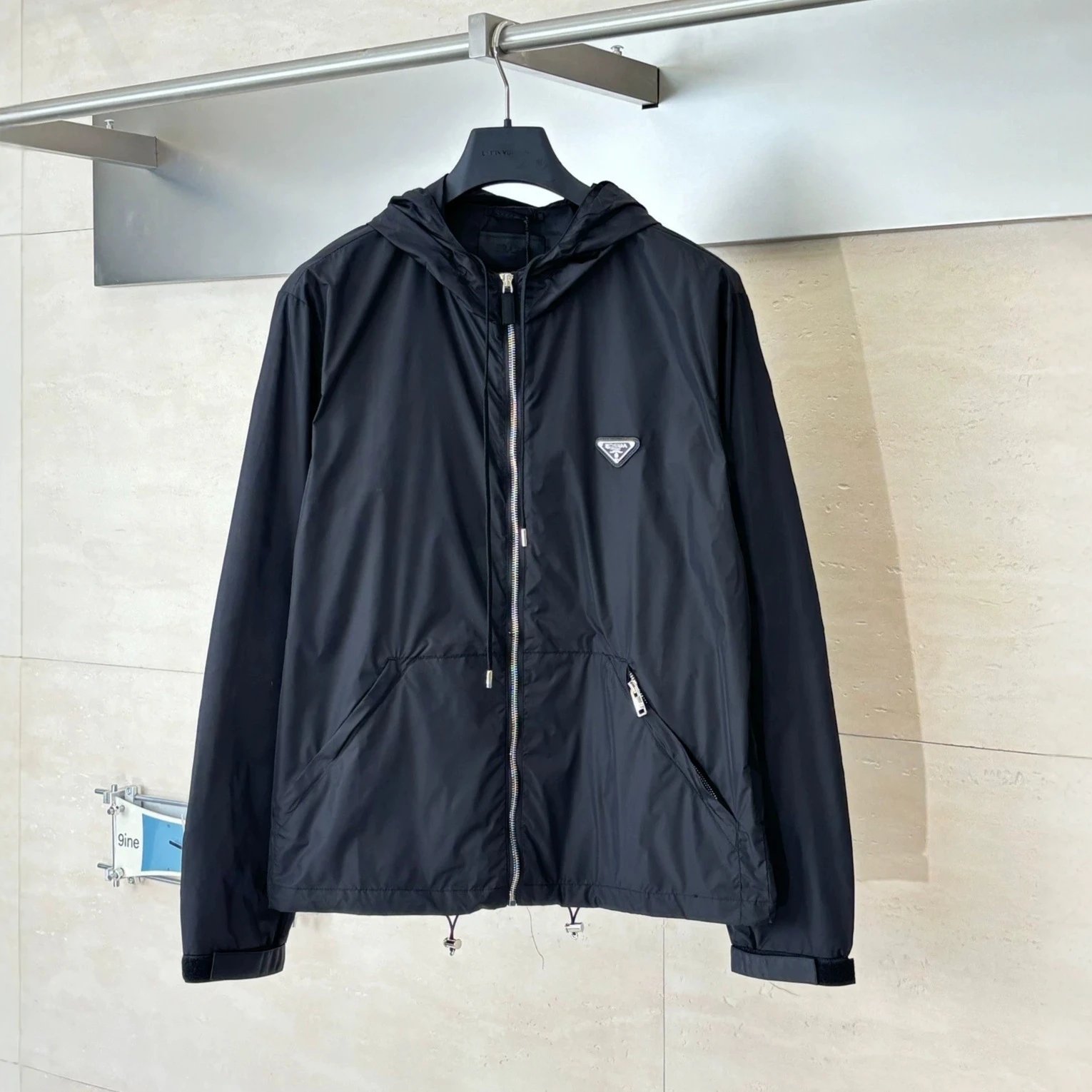 Premium 25SS Reimagined Regenerated Nylon Classic Triangle-Label Zip Windbreaker Casual Jacket by PUJA