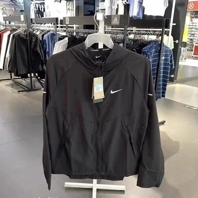 Nike Windrunner Hooded Jacket White Outerwear - 7