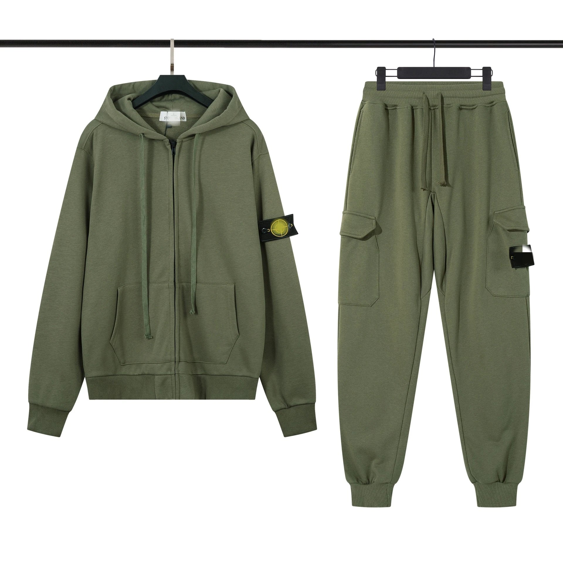 Set Army Green Fleece