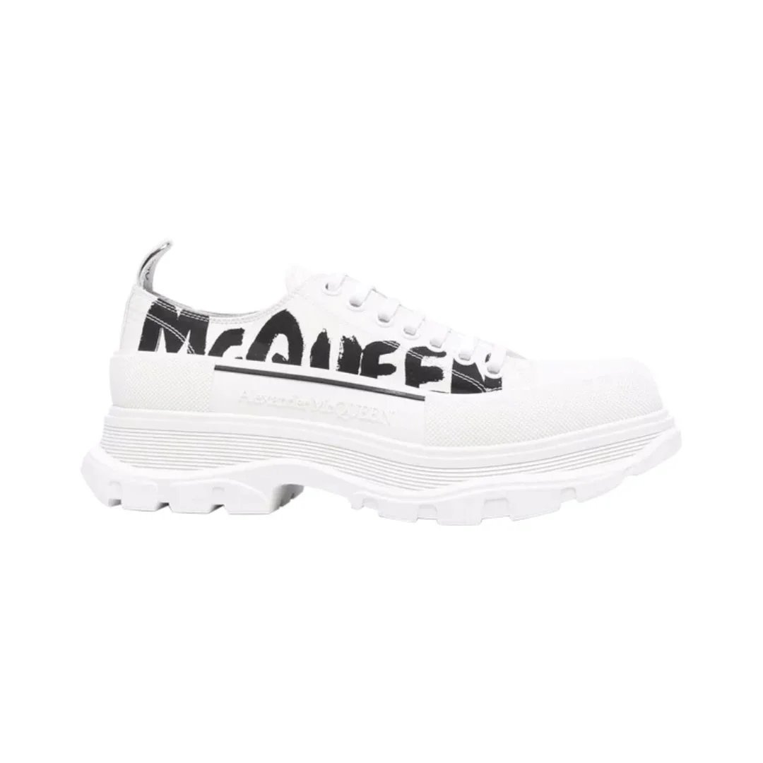 McQueen Graffiti Logo - White