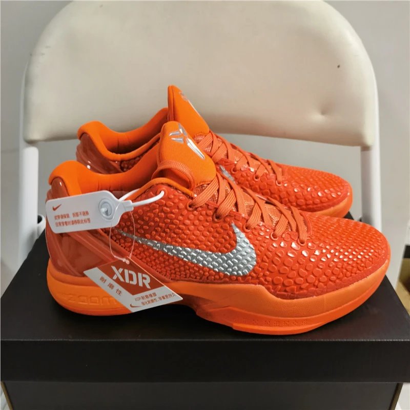 Nike Kobe 6 Protro Orange Basketball Sneakers