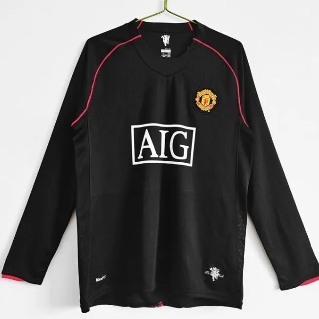 07-08 Black Away Long Sleeve No Printing
