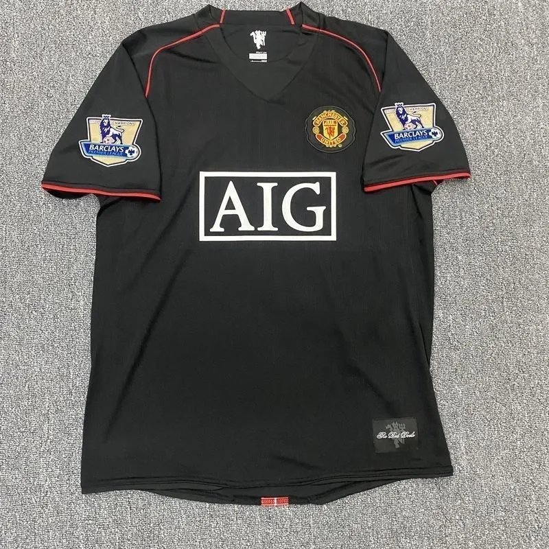 07-08 Black Away Short Sleeve No Printing with Patch