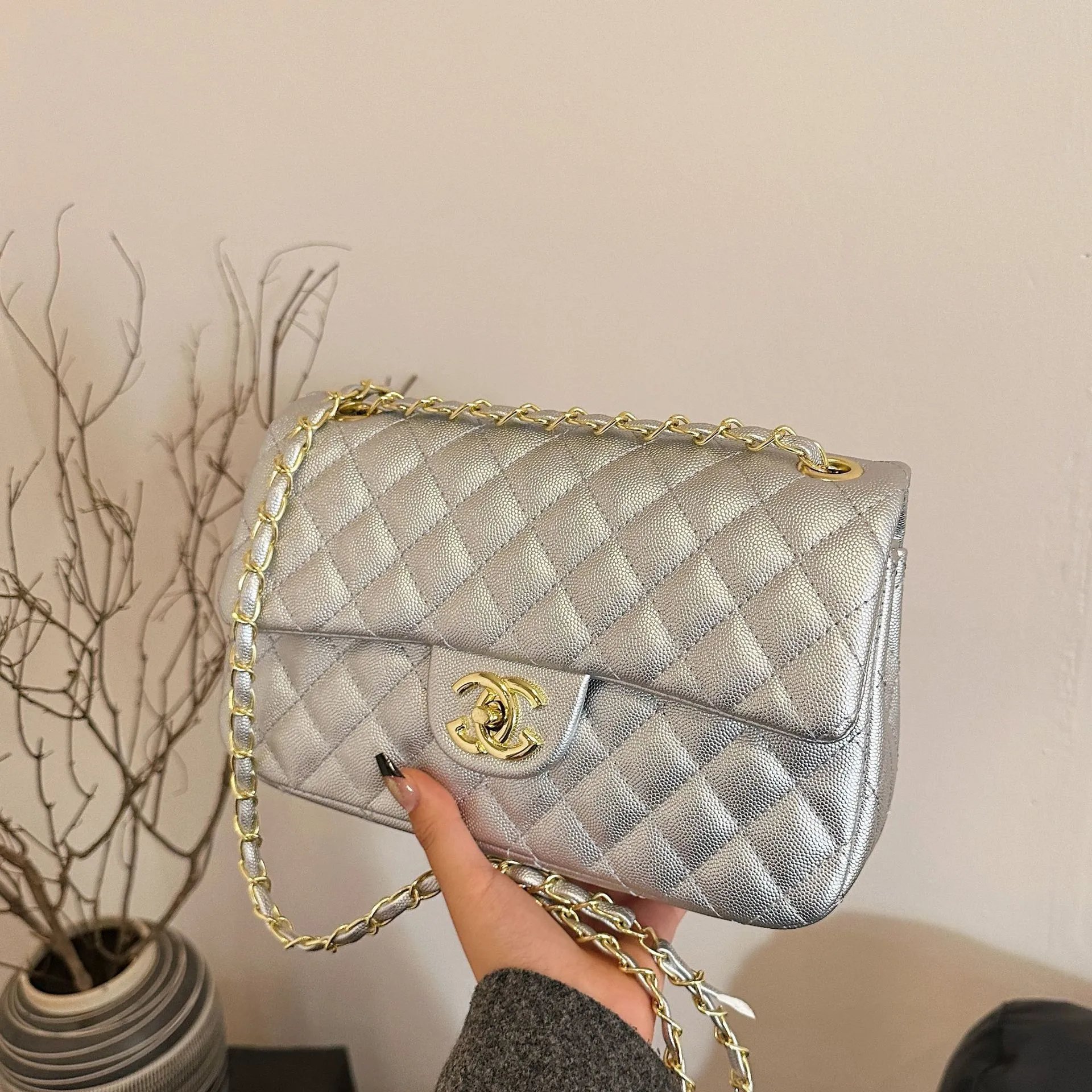silvery