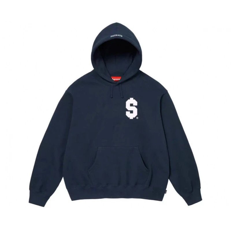E567 SUPERME S Hooded Sweatshirt Blue