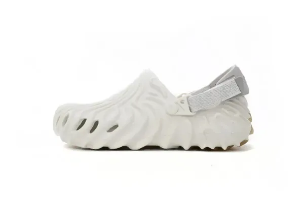 Crocs Clog White Textured Sole Sandal - 1