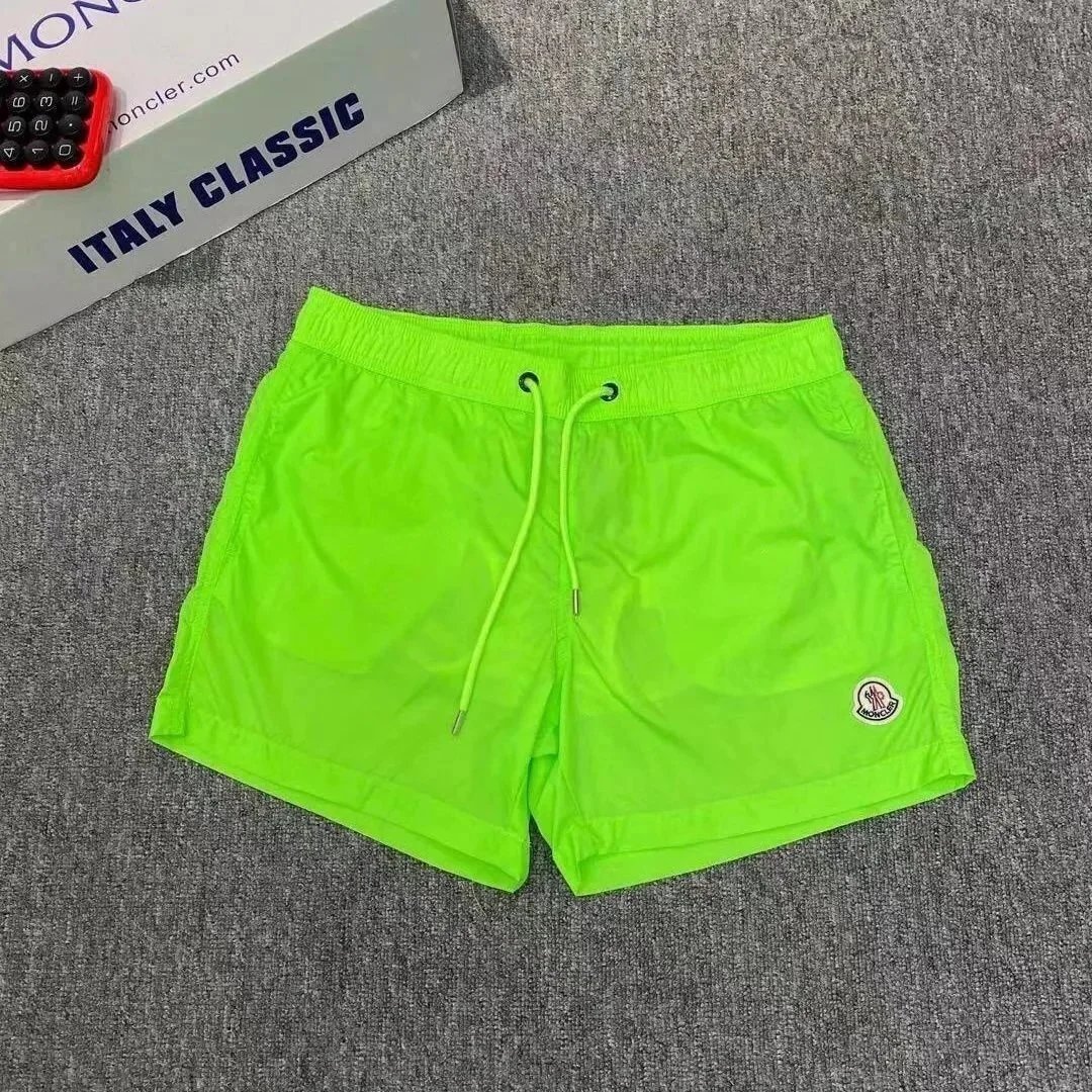 Moncler Swimwear Logo-patch drawstring swim shorts — 12