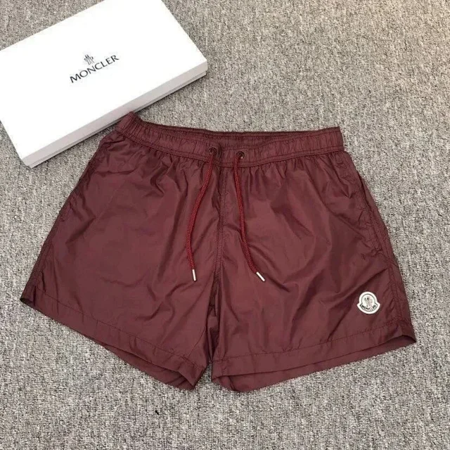Moncler Swimwear Logo-patch drawstring swim shorts product detail image 13