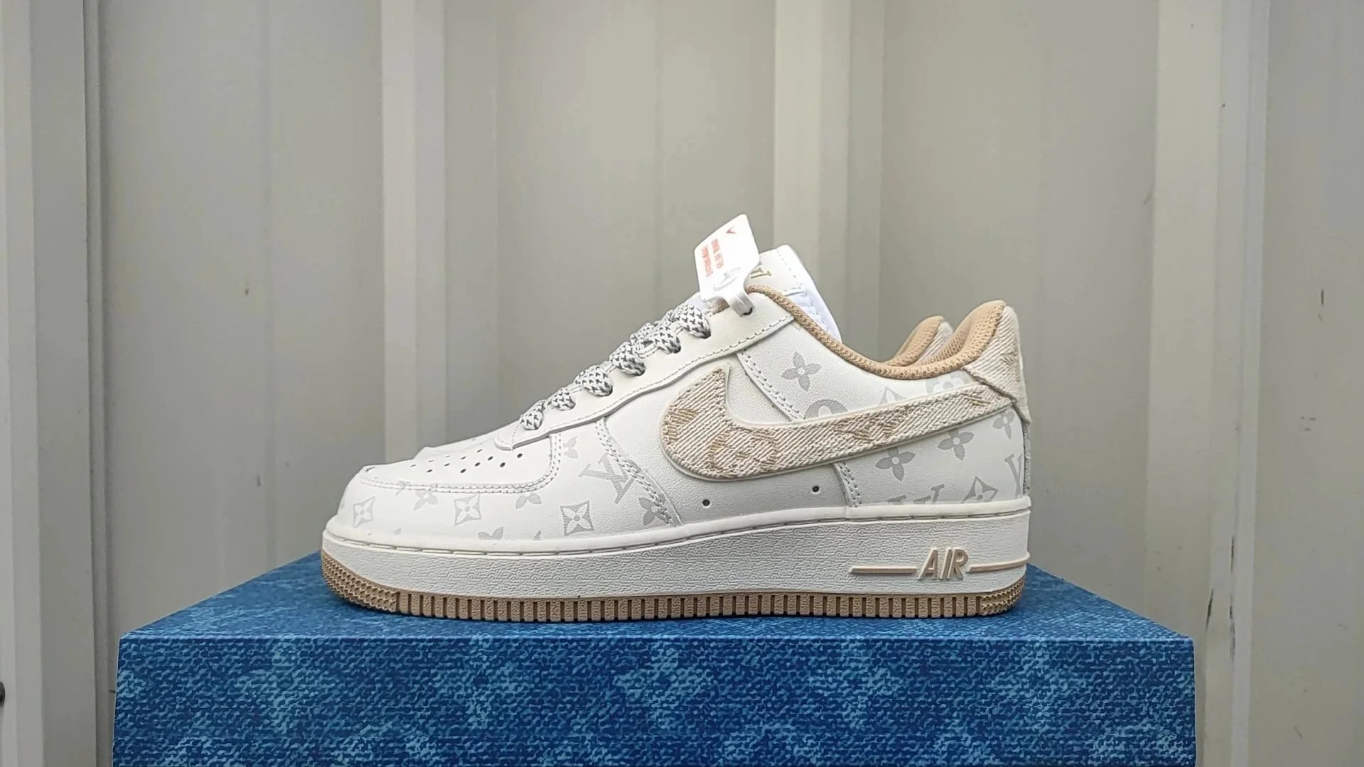 Louis Vuitton Air Force 1 Low Nike Virgil Abloh White Monogram