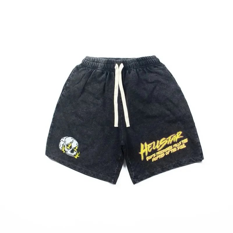 Hellstar Shorts Graphic Print Drawstring — 7