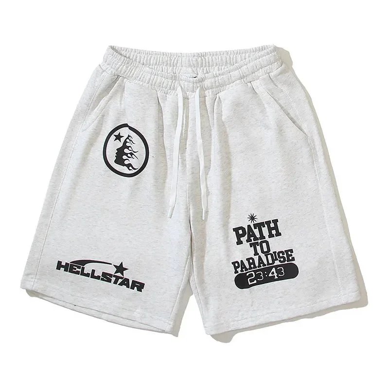 Hellstar Shorts Graphic Print Drawstring — 17