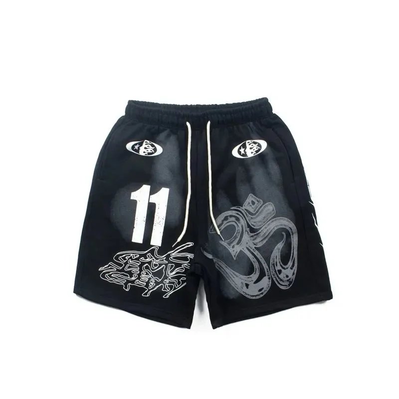 Hellstar Shorts Graphic Print Drawstring — 1