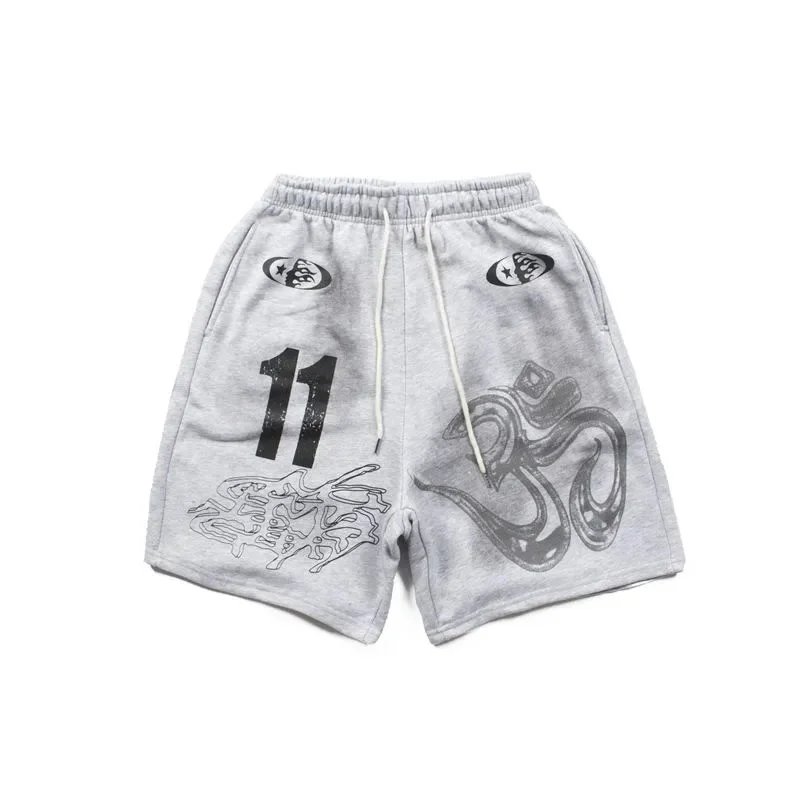 Hellstar Shorts Graphic Print Drawstring — 12