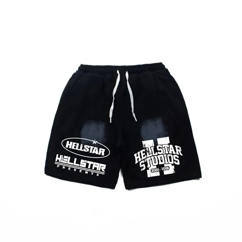 Hellstar Shorts Graphic Print Drawstring — 18