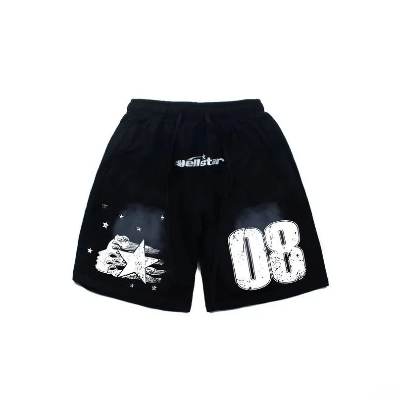 Hellstar Shorts Graphic Print Drawstring — 5