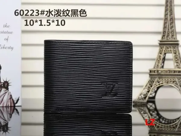 Louis Vuitton x Supreme Epi Leather Bi-Fold Wallet Black Short Wallet - 14