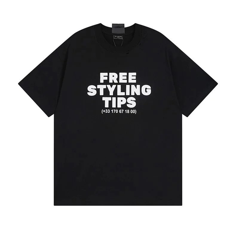 Balenciaga Tee (Black and White Colorway) — 7 colorway — USFans Spreadsheet photo