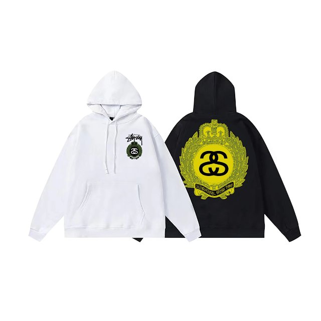 Stussy Stussy Classic Badge Black Hoodie Unisex Streetwear Pullover - Buy on Kakobuysheetfind