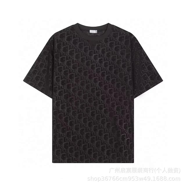 Dior Dior Black Jacquard Unisex Logo Cotton T-Shirt - Buy on Kakobuysheetfind