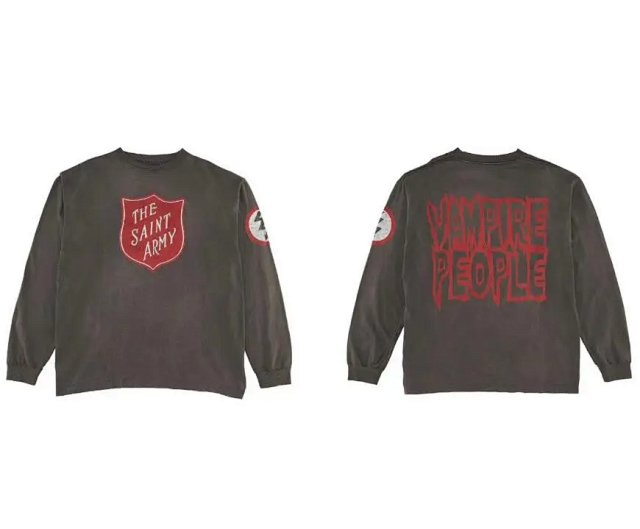 Saint Michael Saint Michael Dark Gray Punk Long Sleeve T-Shirt - Buy on Kakobuysheetfind