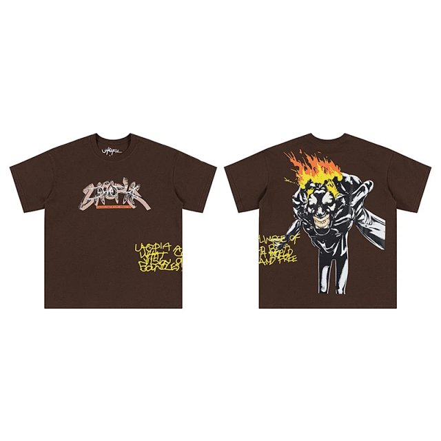 Cactus Jack Cactus Jack Vintage Brown Panther Graphic T-Shirt - Buy on Kakobuysheetfind