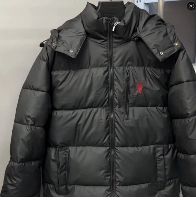 Ralph Lauren Ralph Lauren Black Down Jacket Hooded Unisex  - Buy on Kakobuysheetfind