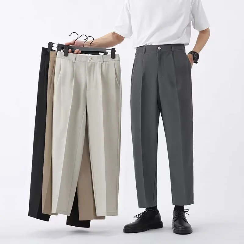 Other PantsOther Gray Twill Cropped Unisex Suit Pants - Buy on Kakobuysheetfind
