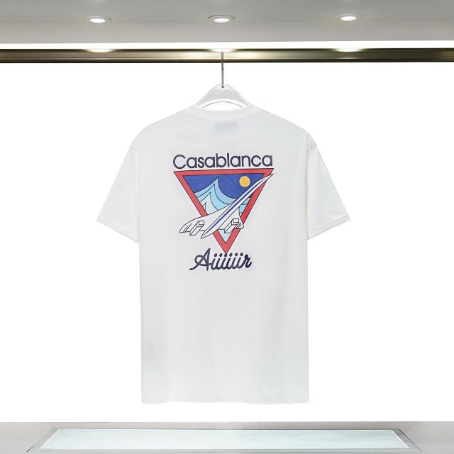 Casablanca Casablanca Aiiiiiir White Graphic Cotton T-Shirt - Buy on Kakobuysheetfind