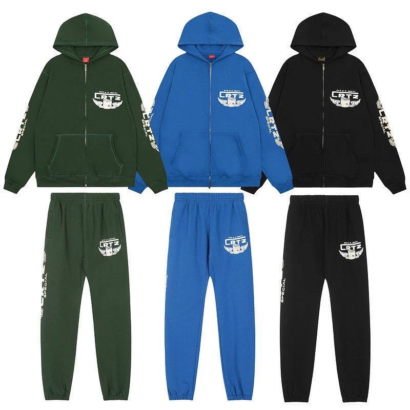 Corteiz Corteiz CRTZ Green Hoodie Tracksuit Set Unisex - Buy on Kakobuysheetfind