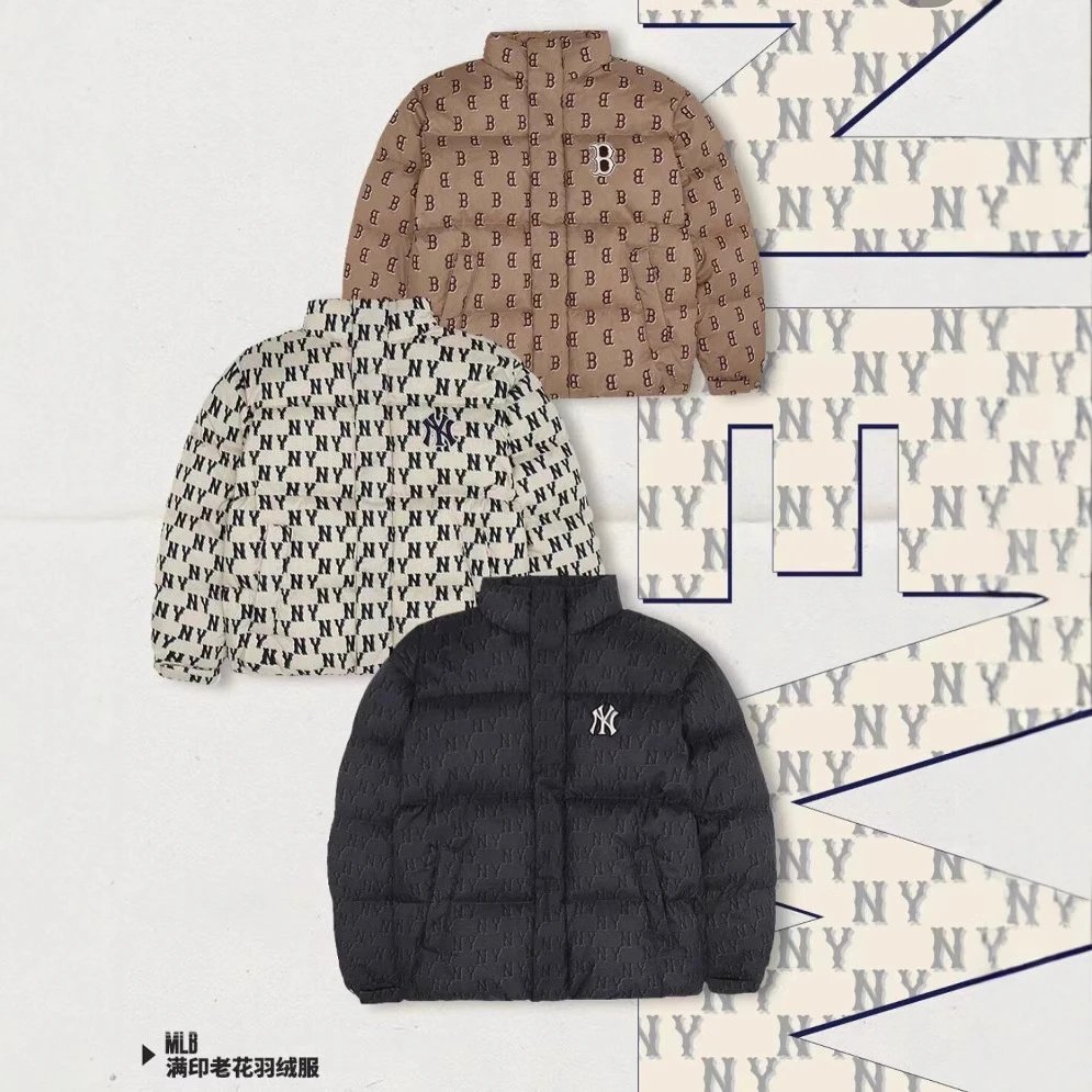 MLB MLB NY Black Puffer Jacket Winter Unisex Down Coat - Buy on Kakobuysheetfind