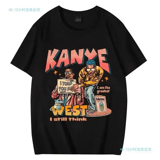 Kanye Kanye Series Black Vintage Comic Graphic T-Shirt - Buy on Kakobuysheetfind