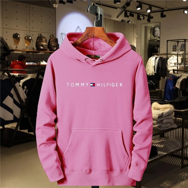 Tommy Hilfiger Tommy Hilfiger Pink Classic Logo Cotton Hoodie - Buy on Kakobuysheetfind