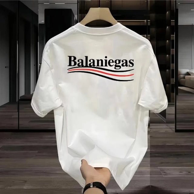 Balenciaga Balenciaga White Cotton Unisex Wave Logo T-Shirt - Buy on Kakobuysheetfind