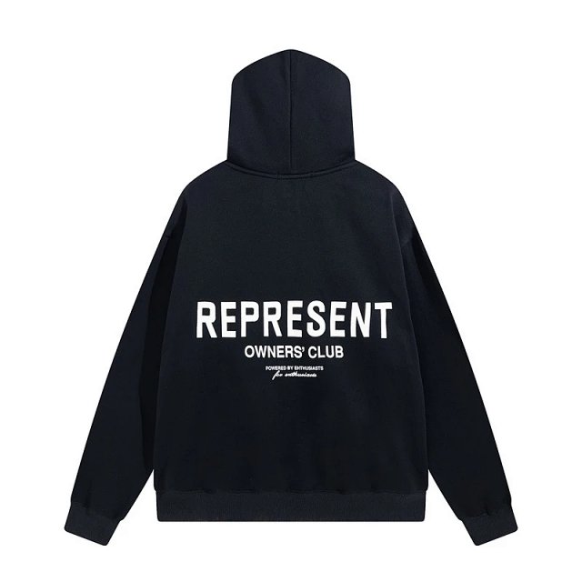  Represent Represent Owners Club Black Oversized Streetwear Hoodie - Buy on Kakobuysheetfind