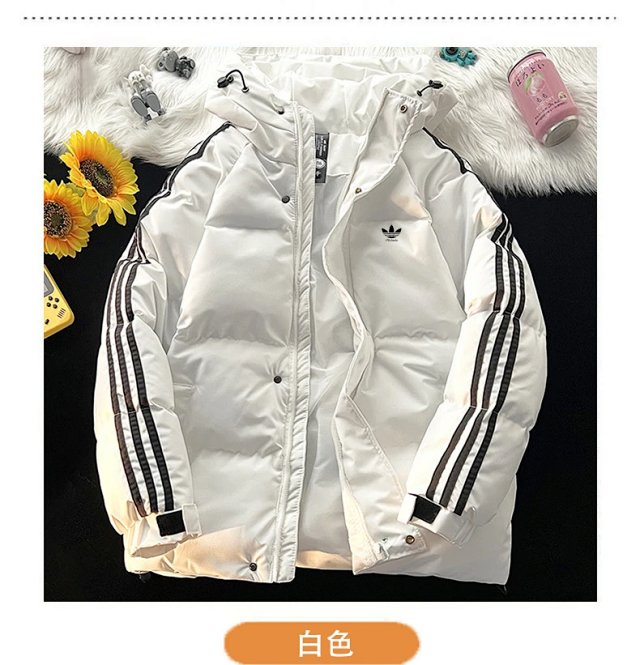 Adidas Adidas White Down Jacket Three Stripes Winter Coat - Buy on Kakobuysheetfind