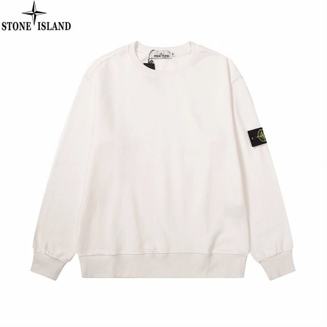 Stone Island Stone Island White Cotton Crewneck Sweatshirt Unisex - Buy on Kakobuysheetfind