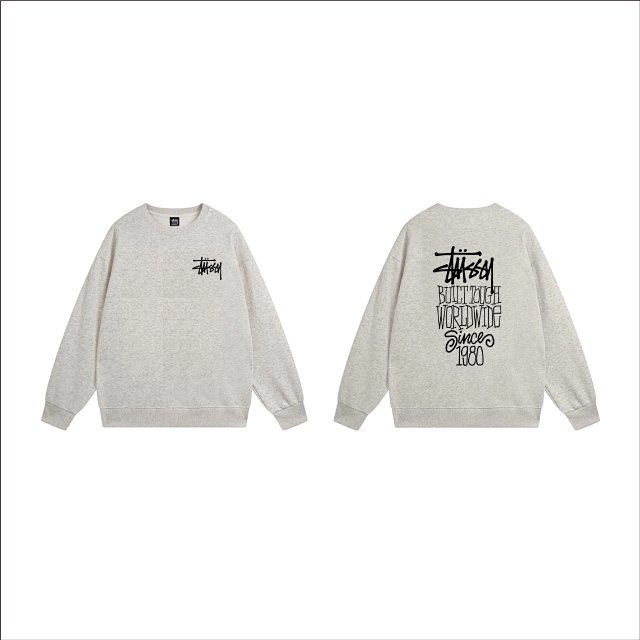 Stussy Stussy Grey Unisex Crewneck Sweatshirt Vintage Skate Style   - Buy on Kakobuysheetfind