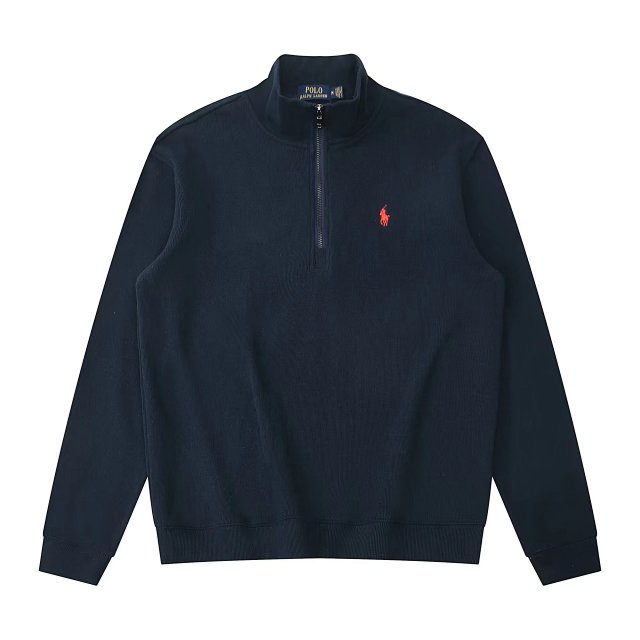 Ralph Lauren Ralph Lauren Polo Navy Half Zip Cotton Knit Sweater - Buy on Kakobuysheetfind