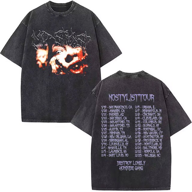 Destroy Lonely Destroy Lonely No Stylist Tour Vintage Black T-Shirt - Buy on Kakobuysheetfind