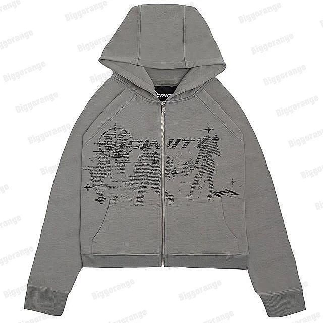 Vicinity HoodiesVicinity Grey Sci-Fi Pixel Art Zip Hoodie - Buy on Kakobuysheetfind