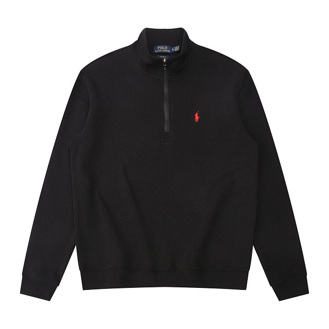 Ralph Lauren Ralph Lauren Black Half Zip Cotton Sweatshirt Unisex - Buy on Kakobuysheetfind