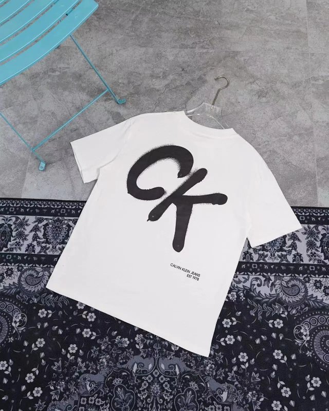 Calvin Klein Calvin Klein White Graffiti CK Logo Cotton T-Shirt - Buy on Kakobuysheetfind