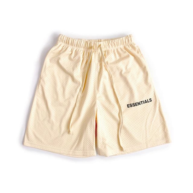 Essentials Essentials Cream Mesh Shorts Unisex Summer Sportswear - Buy on Kakobuysheetfind