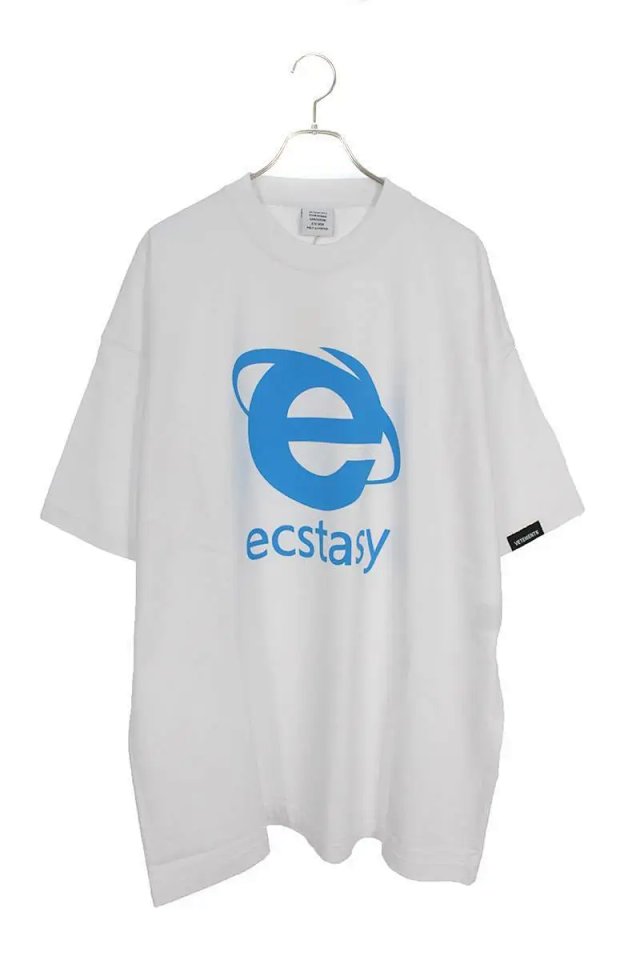 Vetements Vetements White Ecstasy Oversized Cotton Unisex T-Shirt - Buy on Kakobuysheetfind