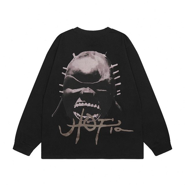 Cactus Jack Cactus Jack Black Long Sleeve Graffiti Cotton T-Shirt - Buy on Kakobuysheetfind