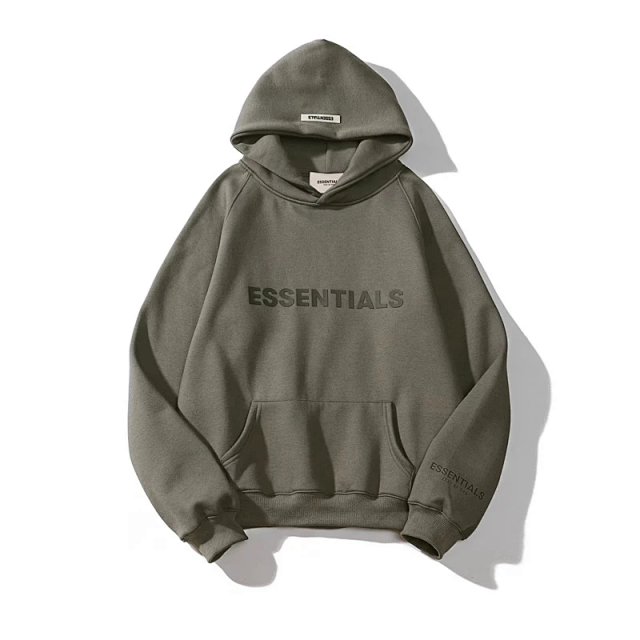 Essentials Essentials Gray Green 3D Logo Unisex Hoodie - Buy on Kakobuysheetfind