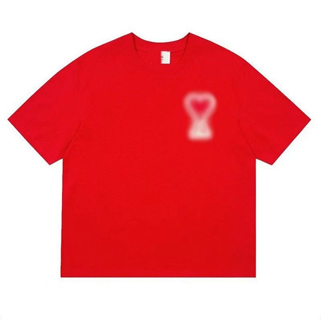 Ami AmiAmi Red Heart Logo Unisex Cotton T-Shirt - Buy on Kakobuysheetfind